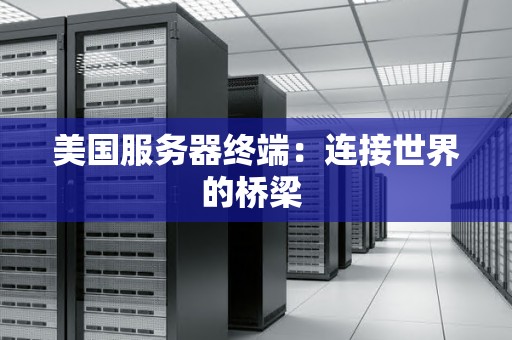 美国服务器终端：连接世界的桥梁 