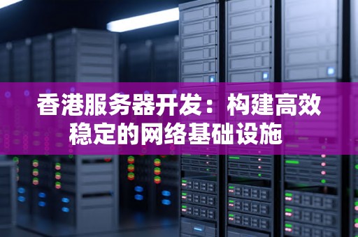 香港服务器开发：构建高效稳定的网络基础设施 