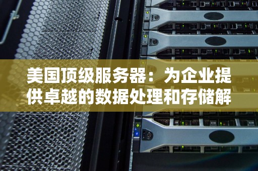 美国顶级服务器：为企业提供卓越的数据处理和存储解决方案 