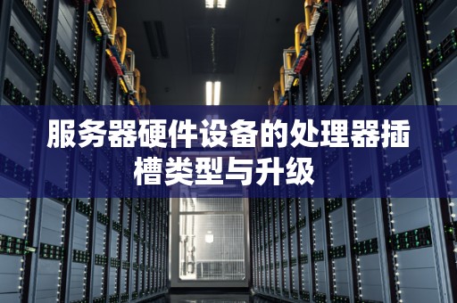 服务器硬件设备的处理器插槽类型与升级 