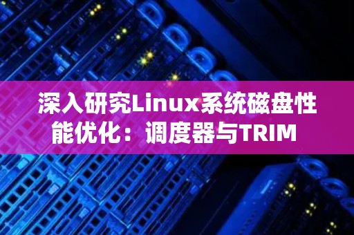 深入研究Linux系统磁盘性能优化:调度器与TRIM 深入研究Linux系统磁盘性能优化:调度器与TRIM