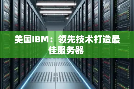 美国IBM：领先技术打造好的服务器 