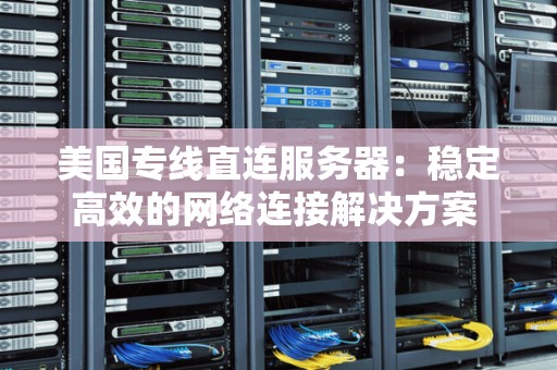 美国专线直连服务器:稳定高效的网络连接解决方案 美国专线直连服务器:稳定高效的网络连接解决方案