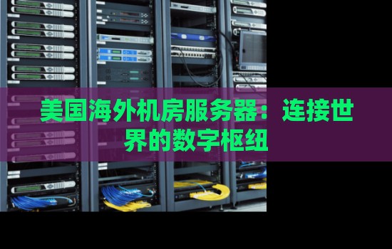 美国海外机房服务器：连接世界的数字枢纽