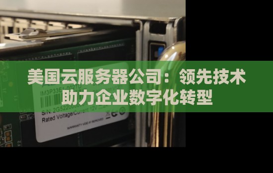 美国云服务器公司：领先技术助力企业数字化转型