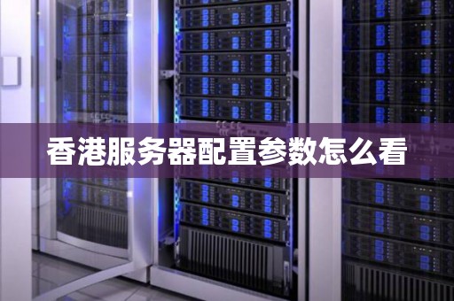 香港服务器配置参数怎么看 香港服务器配置参数怎么看