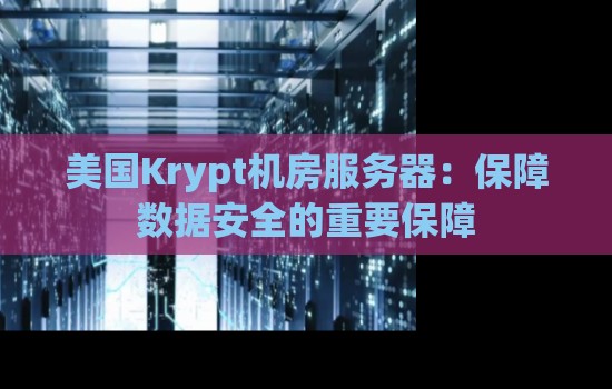 美国Krypt机房服务器:保障数据安全的重要保障 美国Krypt机房服务器:保障数据安全的重要保障