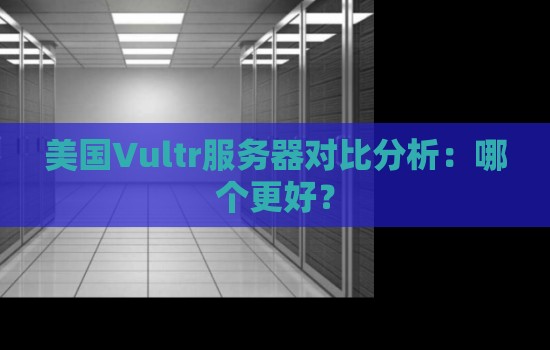 美国Vultr服务器对比分析：哪个更好？