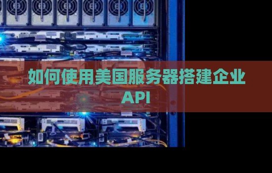 如何使用美国服务器搭建企业API