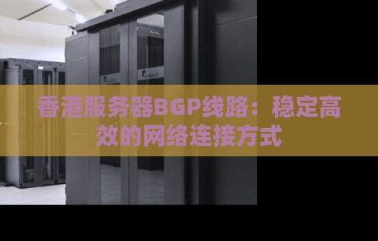 香港服务器BGP线路:稳定高效的网络连接方式 香港服务器BGP线路:稳定高效的网络连接方式