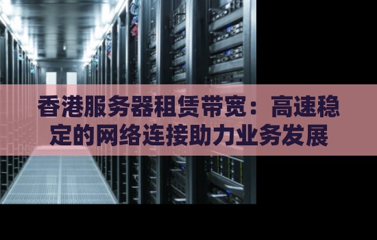 香港服务器租赁带宽:高速稳定的网络连接助力业务发展 香港服务器租赁带宽:高速稳定的网络连接助力业务发展