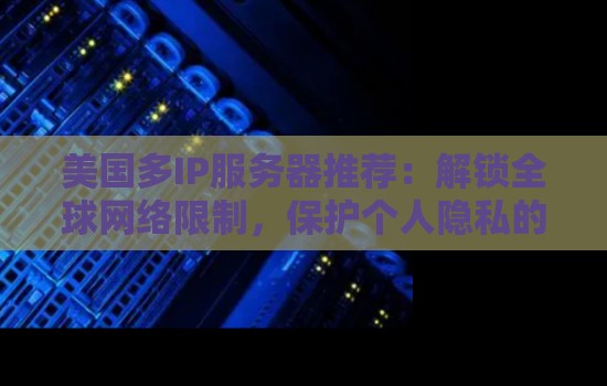 美国多IP服务器推荐:解锁全球网络限制,保护个人隐私的首选 美国多IP服务器推荐:解锁全球网络限制,保护个人隐私的首选