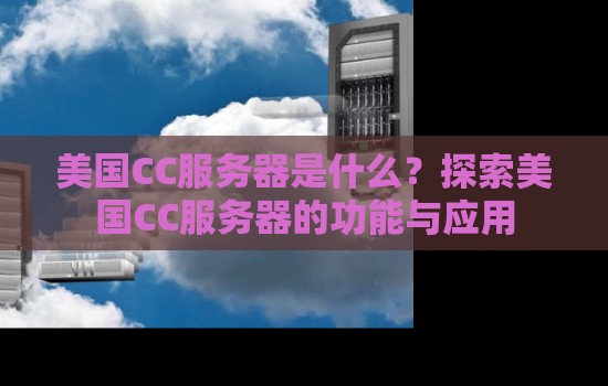 美国CC服务器是什么？分析美国CC服务器的功能与应用