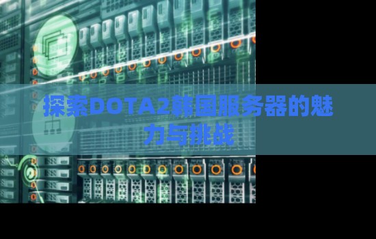 分析DOTA2韩国服务器的魅力与挑战 分析DOTA2韩国服务器的魅力与挑战