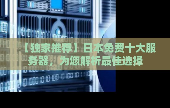 日本免费十大服务器，为您解析好的选择