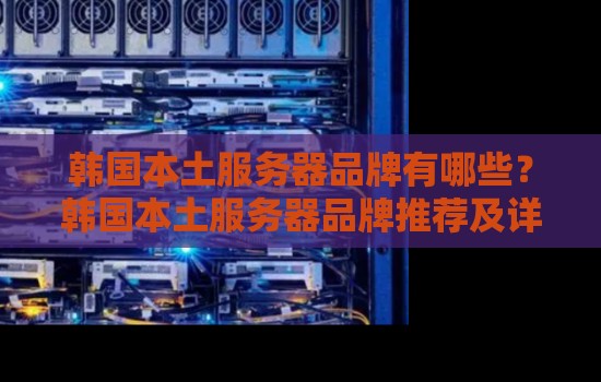 韩国本土服务器品牌有哪些?韩国本土服务器品牌推荐及详细介绍 韩国本土服务器品牌有哪些?韩国本土服务器品牌推荐及详细介绍