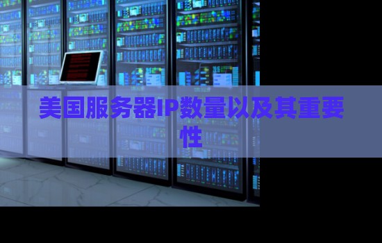 美国服务器IP数量以及其重要性 美国服务器IP数量以及其重要性
