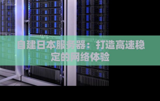 自建日本服务器：打造高速稳定的网络体验