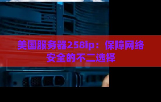 美国服务器258ip：保障网络安全的不二选择