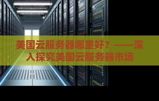 美国云服务器哪里好？——深入分析美国云服务器市场