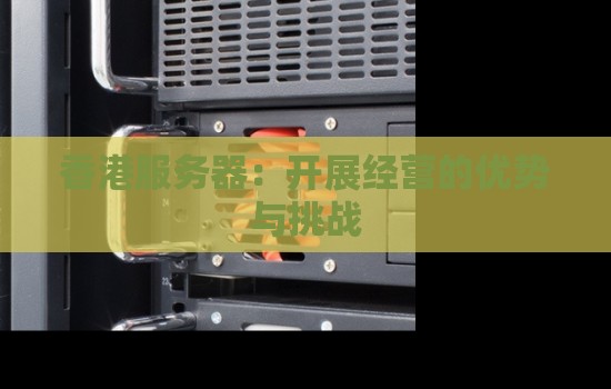 香港服务器：开展经营的优势与挑战