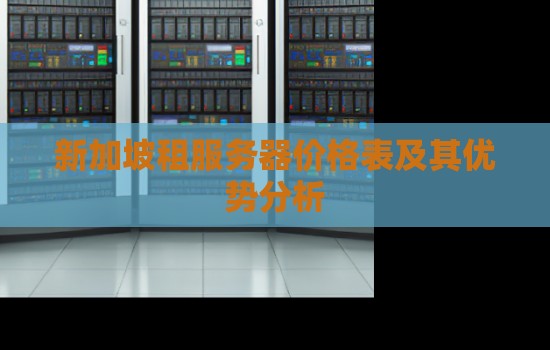 新加坡租服务器价格表及其优势分析——打造高效稳定的网络服务