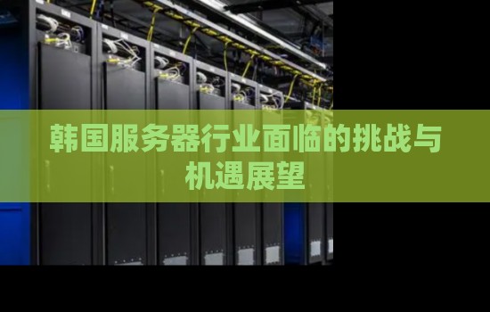 韩国服务器行业面临的挑战与机遇展望