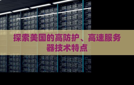 分析美国的高防护、高速服务器技术特点 分析美国的高防护、高速服务器技术特点