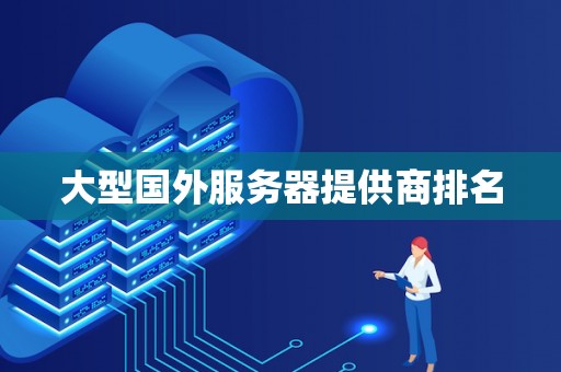 大型国外服务器提供商排名