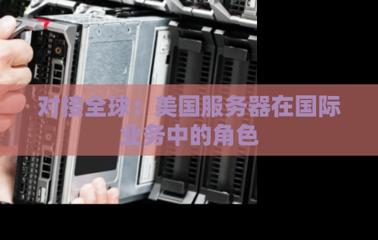 对接全球:美国服务器在国际业务中的角色 对接全球:美国服务器在国际业务中的角色