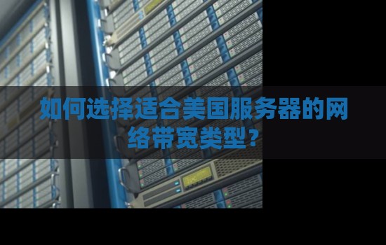 如何选择适合美国服务器的网络带宽类型? 如何选择适合美国服务器的网络带宽类型?