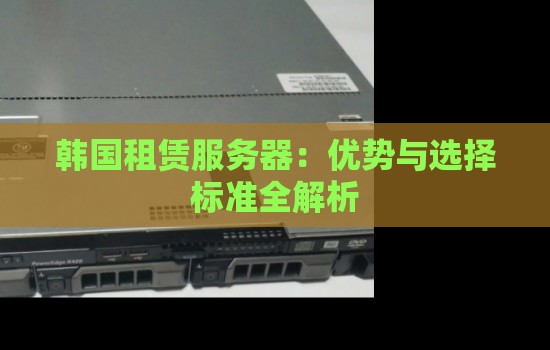 韩国租赁服务器：优势与选择标准全解析