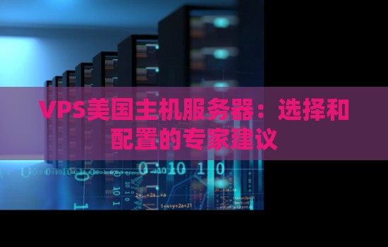 VPS美国主机服务器:选择和配置的专家建议 VPS美国主机服务器:选择和配置的专家建议