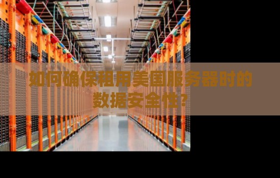 如何确保租用美国服务器时的数据安全性? 如何确保租用美国服务器时的数据安全性?