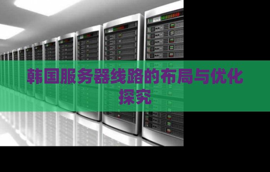 韩国服务器线路的布局与优化分析 韩国服务器线路的布局与优化分析