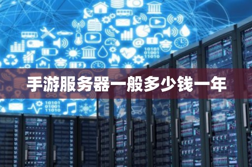 手游服务器一般多少钱一年