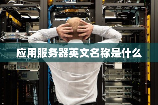 应用服务器英文名称是什么