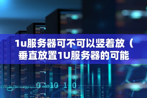 1u服务器可不可以竖着放（垂直放置1U服务器的可能性）