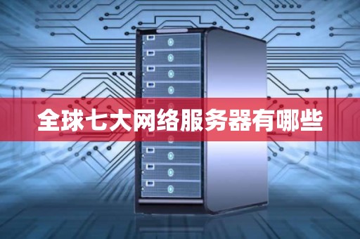 全球七大网络服务器有哪些