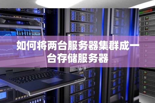 如何将两台服务器集群成一台存储服务器