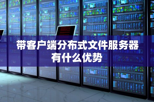 带客户端分布式文件服务器有什么优势