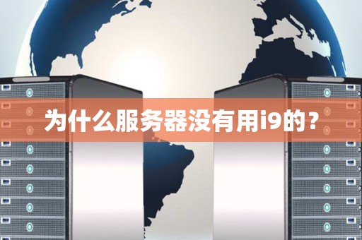 为什么服务器没有用i9的？