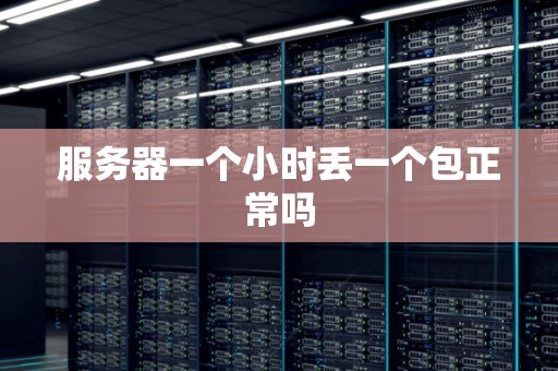 服务器一个小时丢一个包正常吗