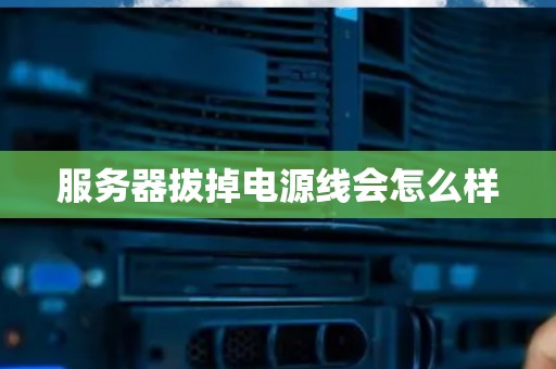 服务器拔掉电源线会怎么样