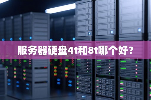 服务器硬盘4t和8t哪个好? 服务器硬盘4t和8t哪个好?