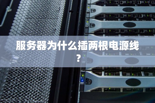 服务器为什么插两根电源线？