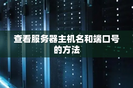 查看服务器主机名和端口号的方法 查看服务器主机名和端口号的方法