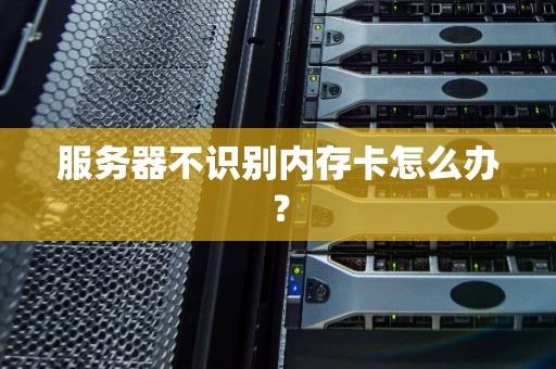 服务器不识别内存卡怎么办？