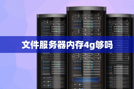 文件服务器内存4g够吗 文件服务器内存4g够吗