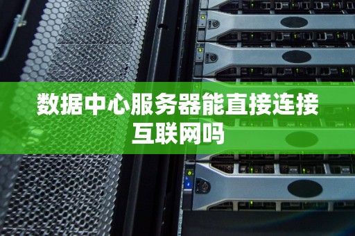 数据中心服务器能直接连接互联网吗